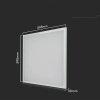 Panel LED V-TAC 36W 60x60 SAMSUNG CHIP 3w1 natynkowy/podtynkowy VT-6139 4000K 3960lm 3 lata gwarancji